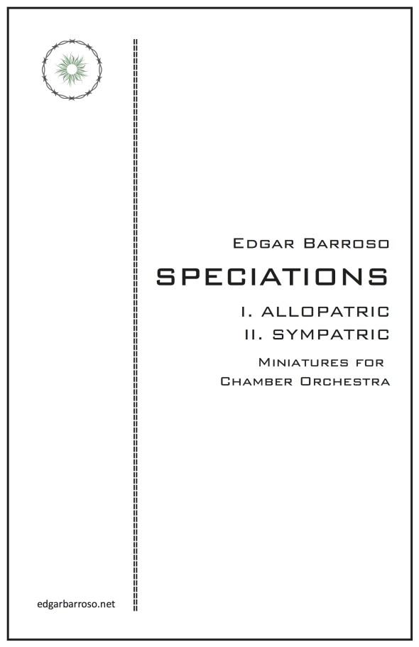 SPECIATIONS by Edgar Barroso
