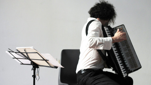 â€œMetric Expansion of Spaceâ€ by Edgar Barroso will be performed by accordionist Gabriele Marangoni at the Palace Moriggia â€“ Museum of the Risorgimento in Milan. June 21, 2012